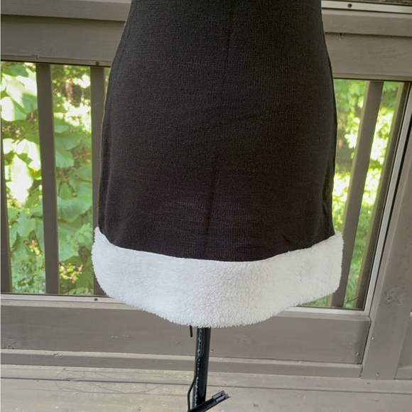 Christmas Sweater Red and Black Mini Dress - Picture 8 of 9